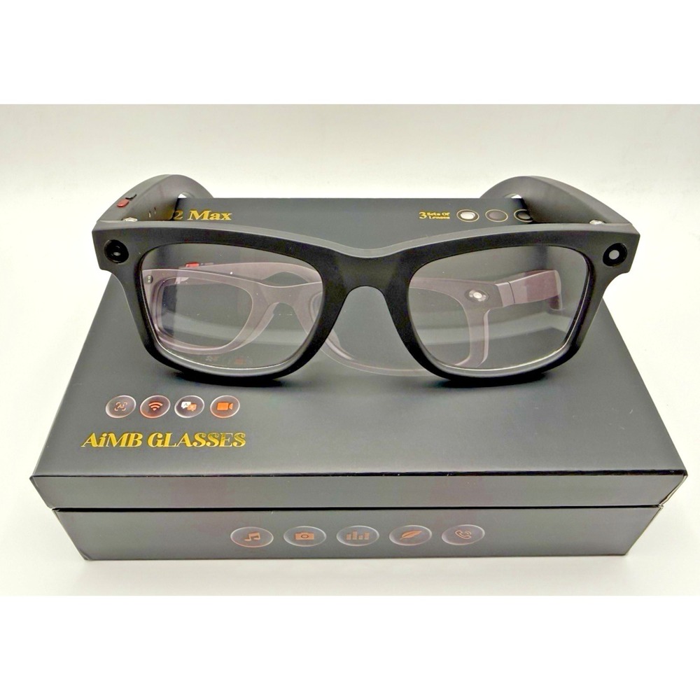 AIMB S2MAX SMART AI GLASSES/BLACK/NEW & SEALED/GDSG062262